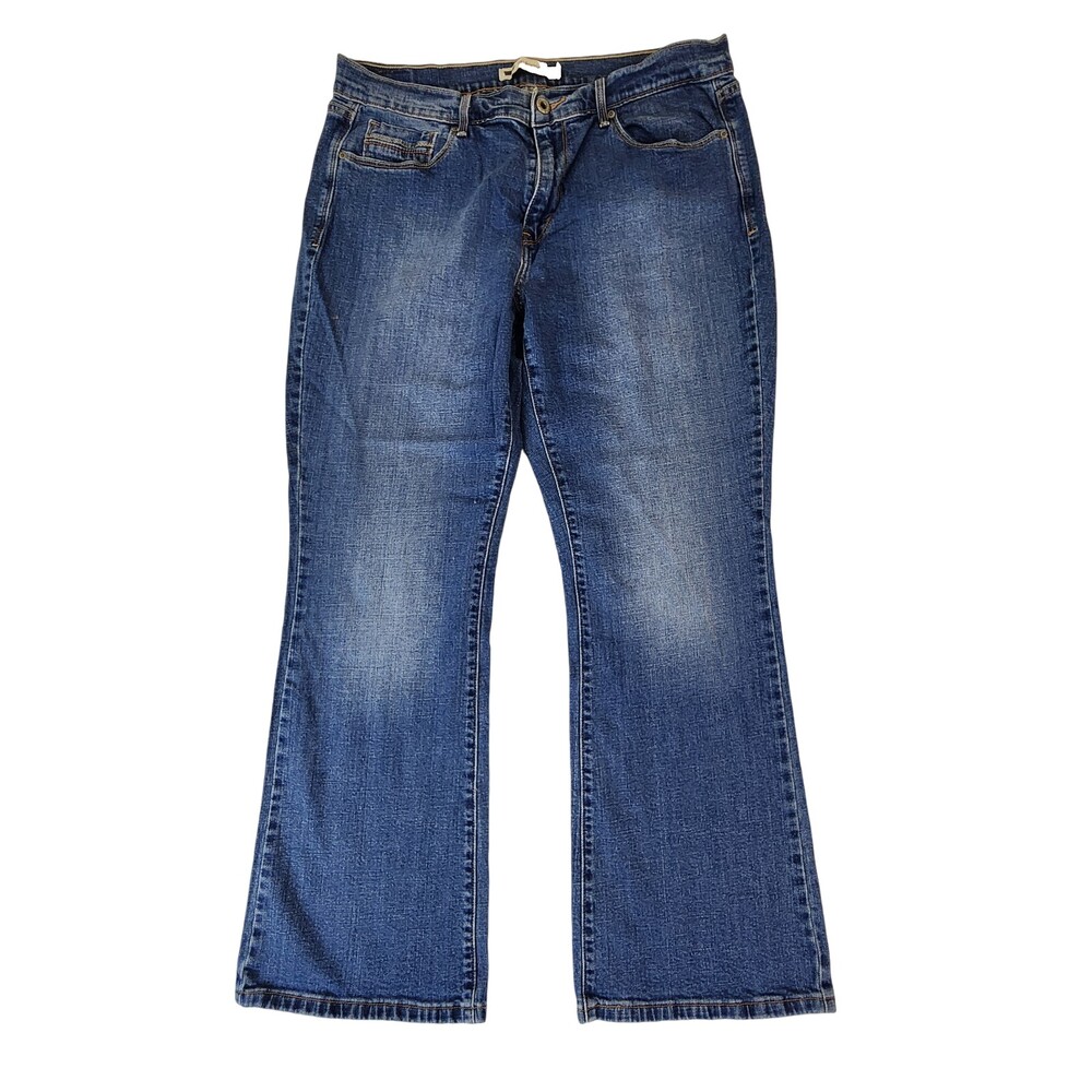 Y2K Levi's 515 Womens Bootcut Jeans Size 14 Blue Denim 5-Pocket Mid Rise #1947